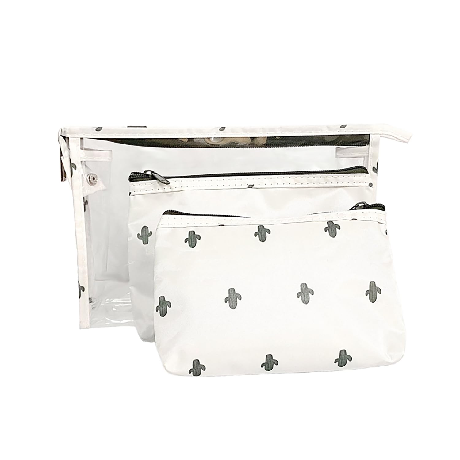 Set of 3 Makeup Bag for Women Portable Toiletry Bag