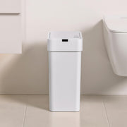 Automatic Touchless 9L Motion Sensor Trash Can – Waterproof Smart Dustbin for Home & Office (White)