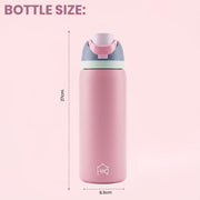 Sippease Insulated Stainless Steel Water Bottle with Straw (950 ML)