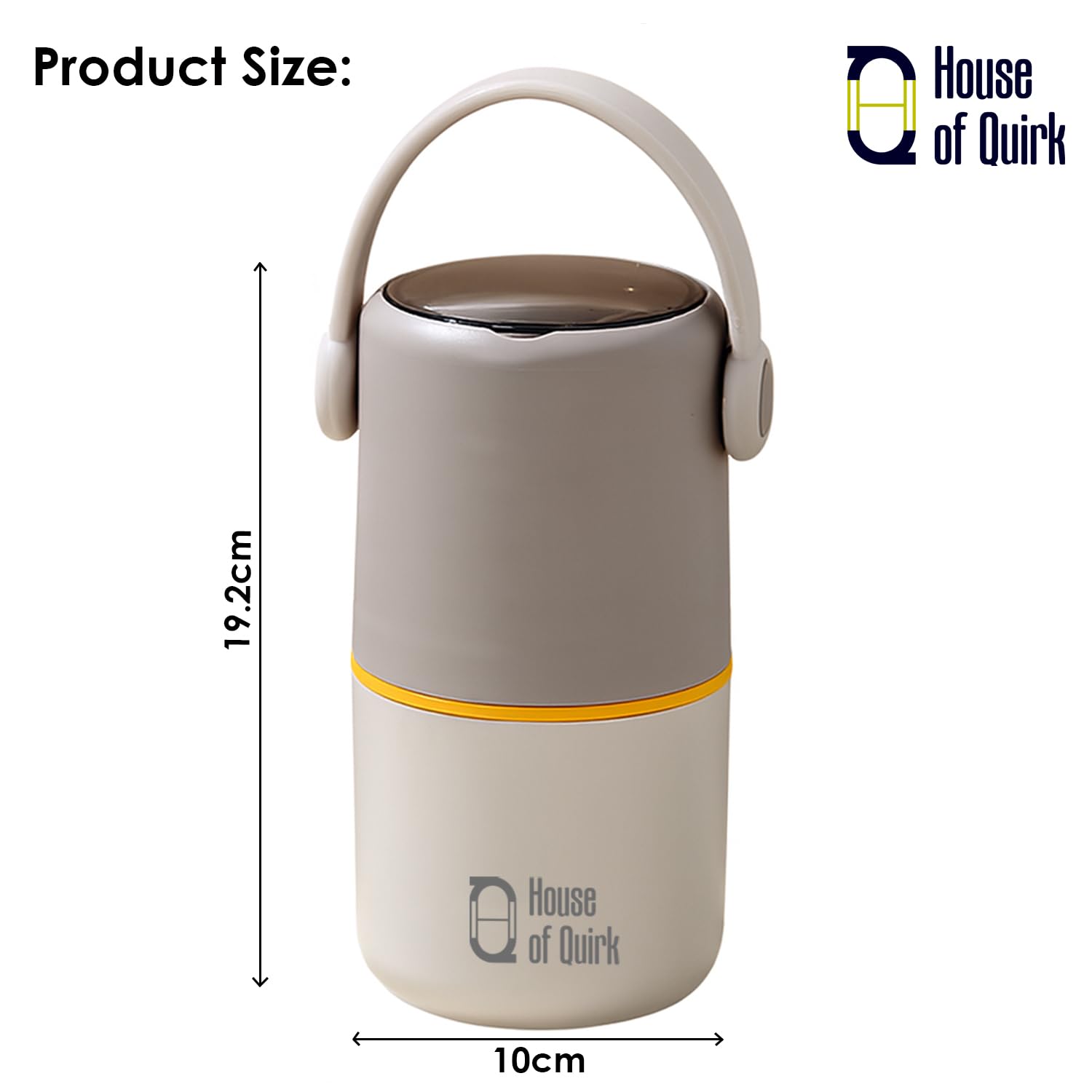 304 Stainless Steel Lunch Box - 820ml Double-Layer