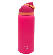 Sippease Insulated Stainless Steel Water Bottle with Straw (950 ML)