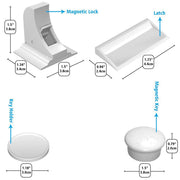 Baby Safety Magnetic Cabinet