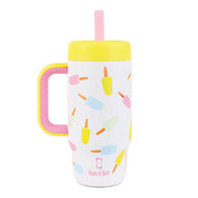 530ML Kids Tumbler Stainless Steel with Handle & Lid