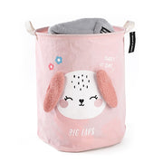 Round Laundry Basket Cute Cartoon Cloth Storage (Toys)