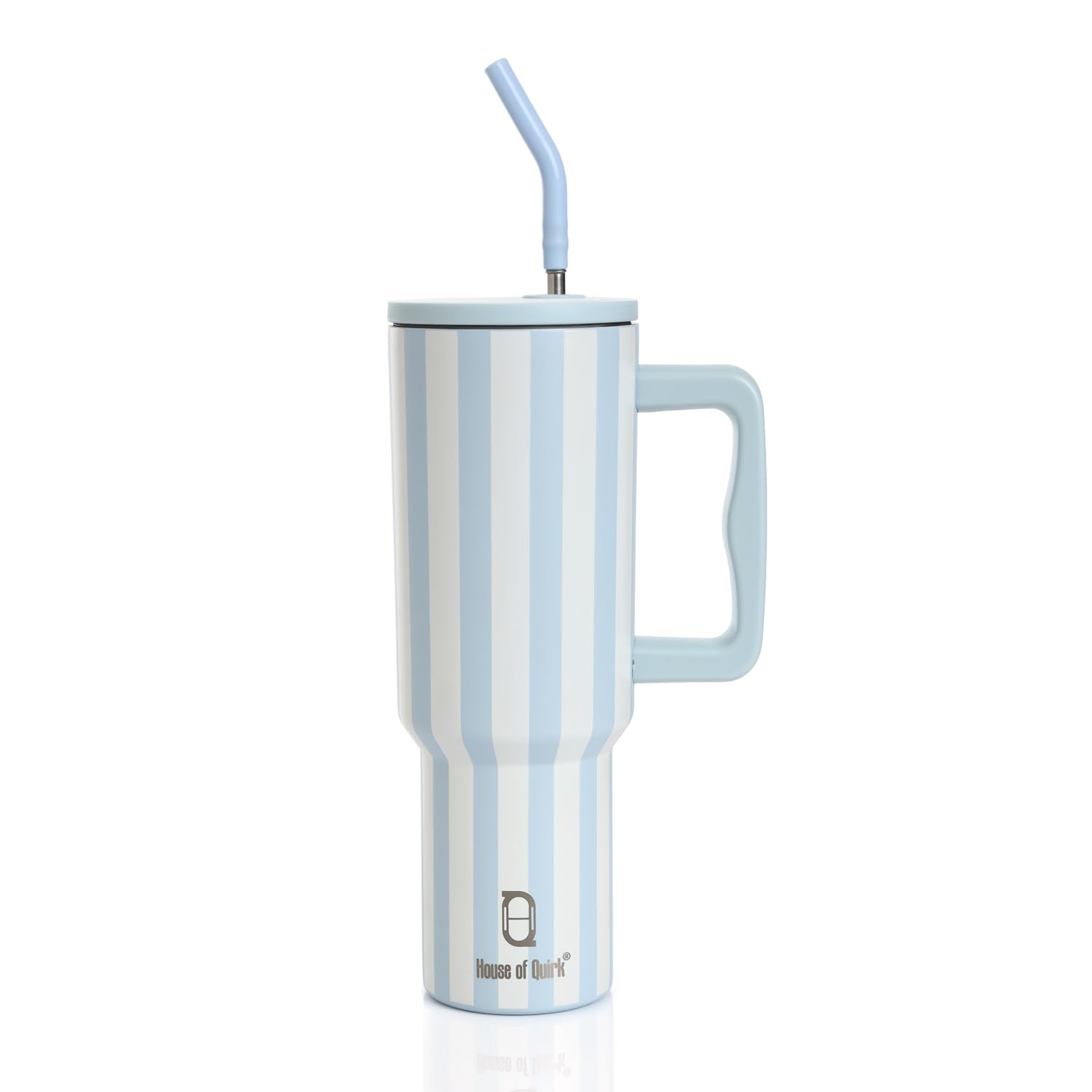 1200ML Insulated Stainless Steel Tumbler with Lid, Handle & Straws - (1200 ML)