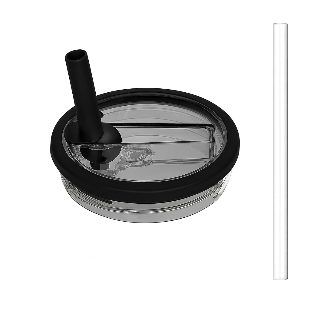 Flip Straw Lid with Straw For 1200ml  (1 Lid + Straw)