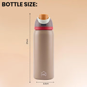 Sippease 950ML Stainless Steel Bottle with Straw