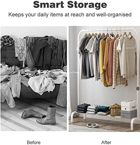 Garment Rack Freestanding Hanger Single Pole (110cm)