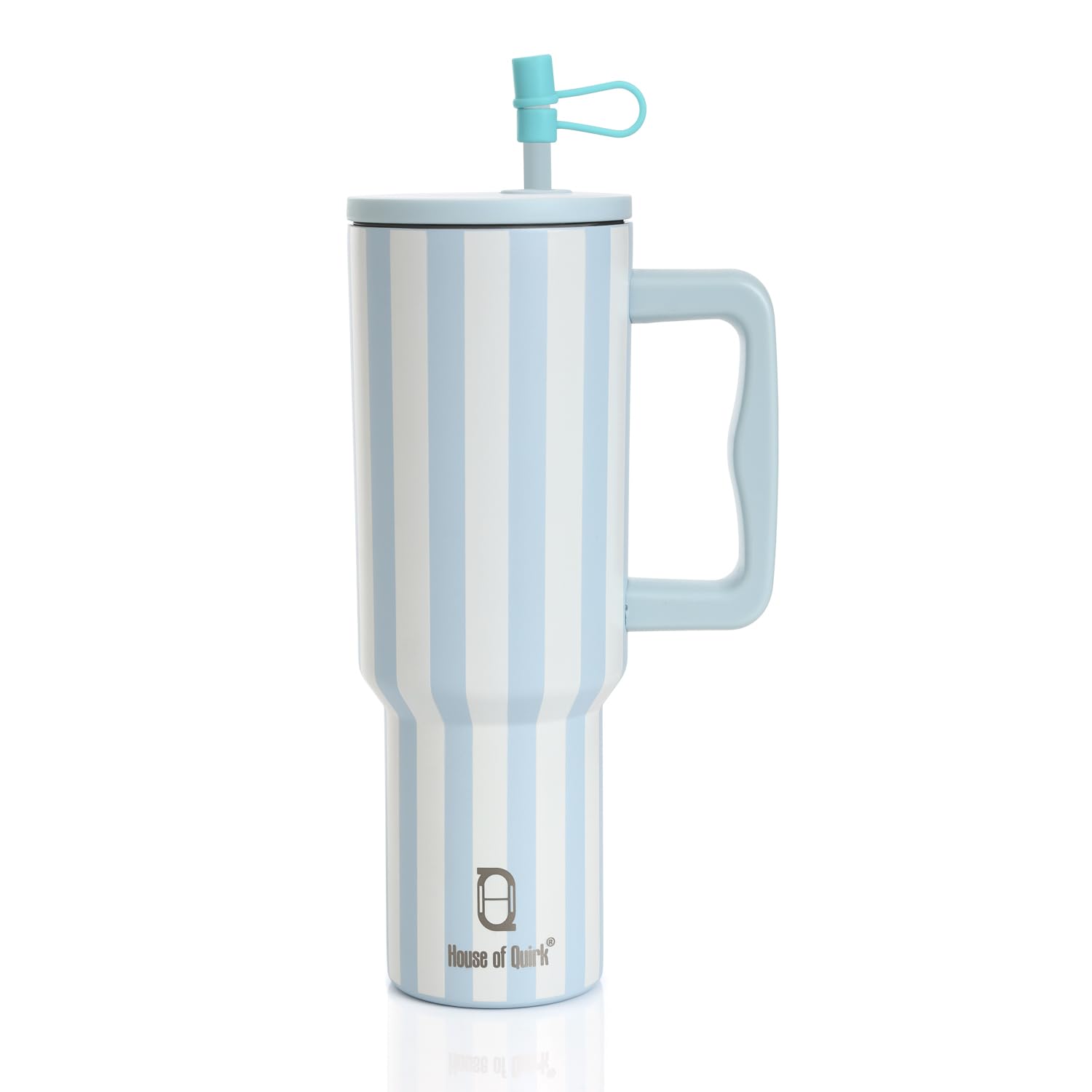 1200ML Insulated Stainless Steel Tumbler with Lid, Handle & Straws - (1200 ML)