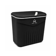 7L Hanging Kitchen Trash Can with Lid, Wall Mounted & Cabinet Door Waste Bin