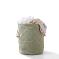 Pom Pom Round Laundry Basket