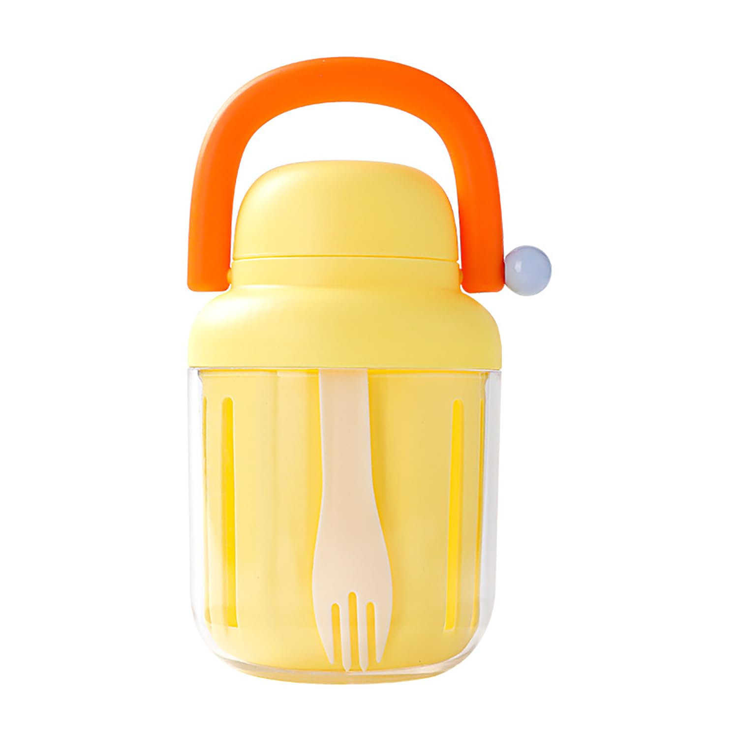 Portable Picnic Party Salad Storage Cups with Lids & Forks – 550ml