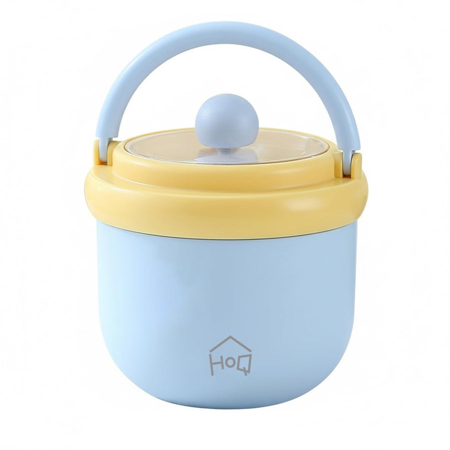 304 Stainless Steel Breakfast Cup with Lid & Spoon
