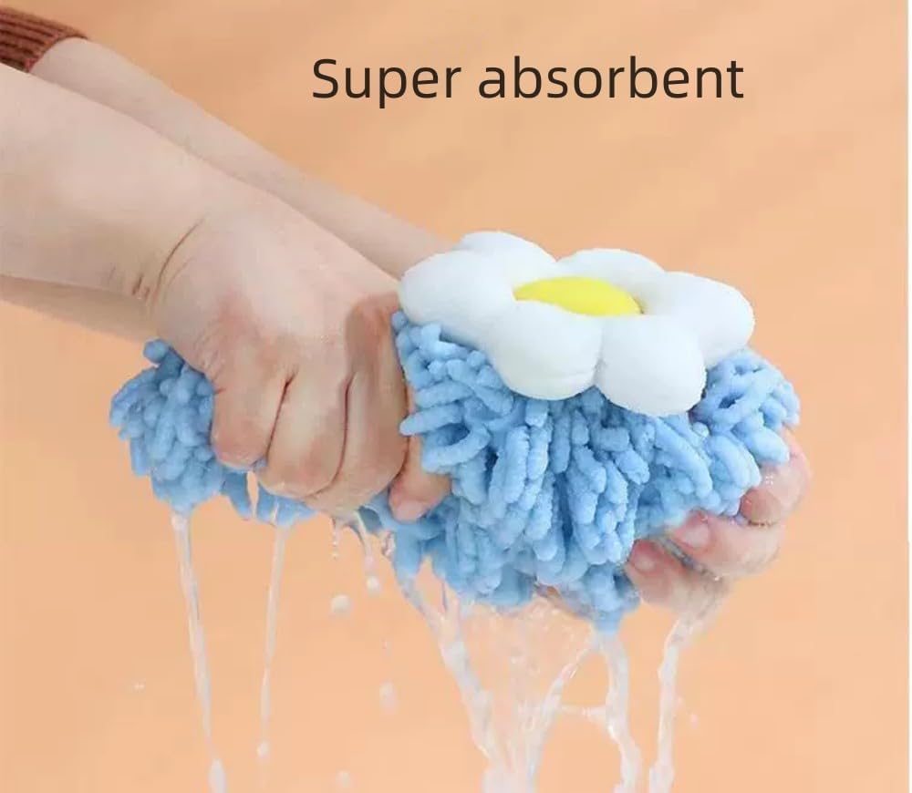 3 Pack Hand Towels with Hanging Loop