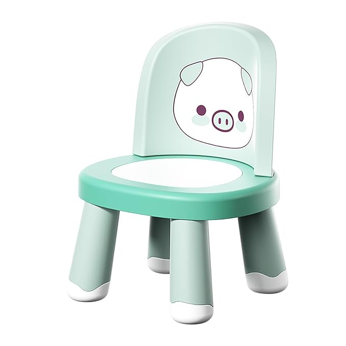 Detachable Baby Chair - Adjustable Plastic Backrest Chair & Stool for Toddlers