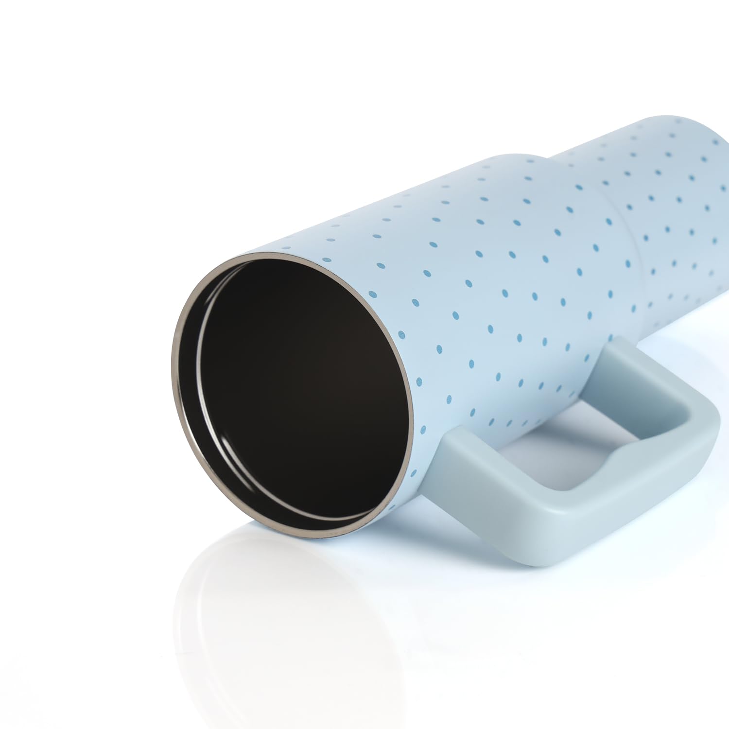 1200ML Insulated Stainless Steel Tumbler with Lid, Handle & Straws - (1200 ML)