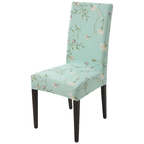 Elastic Chair Cover Stretch Removable Washable (Green Autumn)