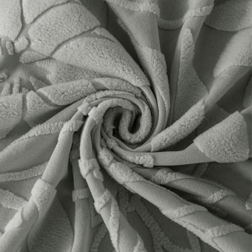 Universal Jacquard Waterproof Camellia 3 + 2 Seater Sofa Cover (Dark Grey)