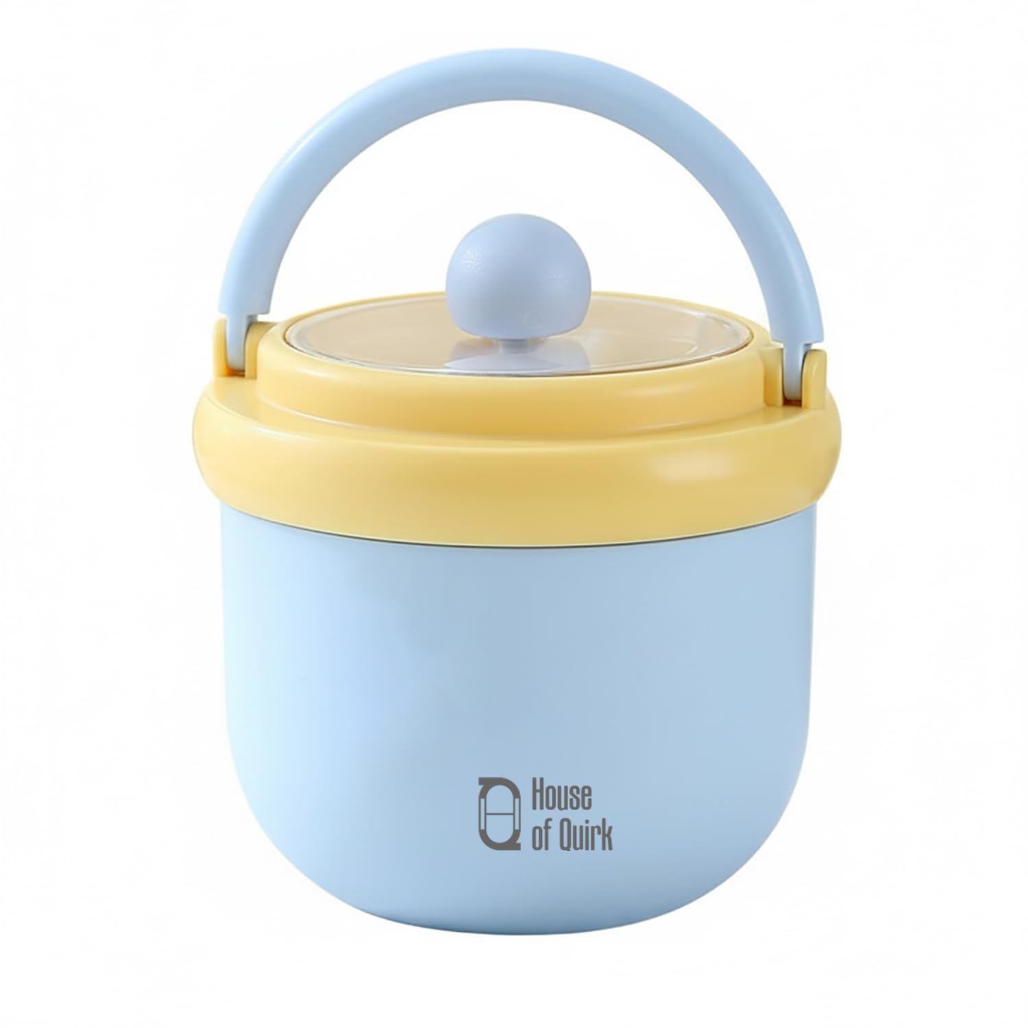 304 Stainless Steel Breakfast Cup with Lid & Spoon