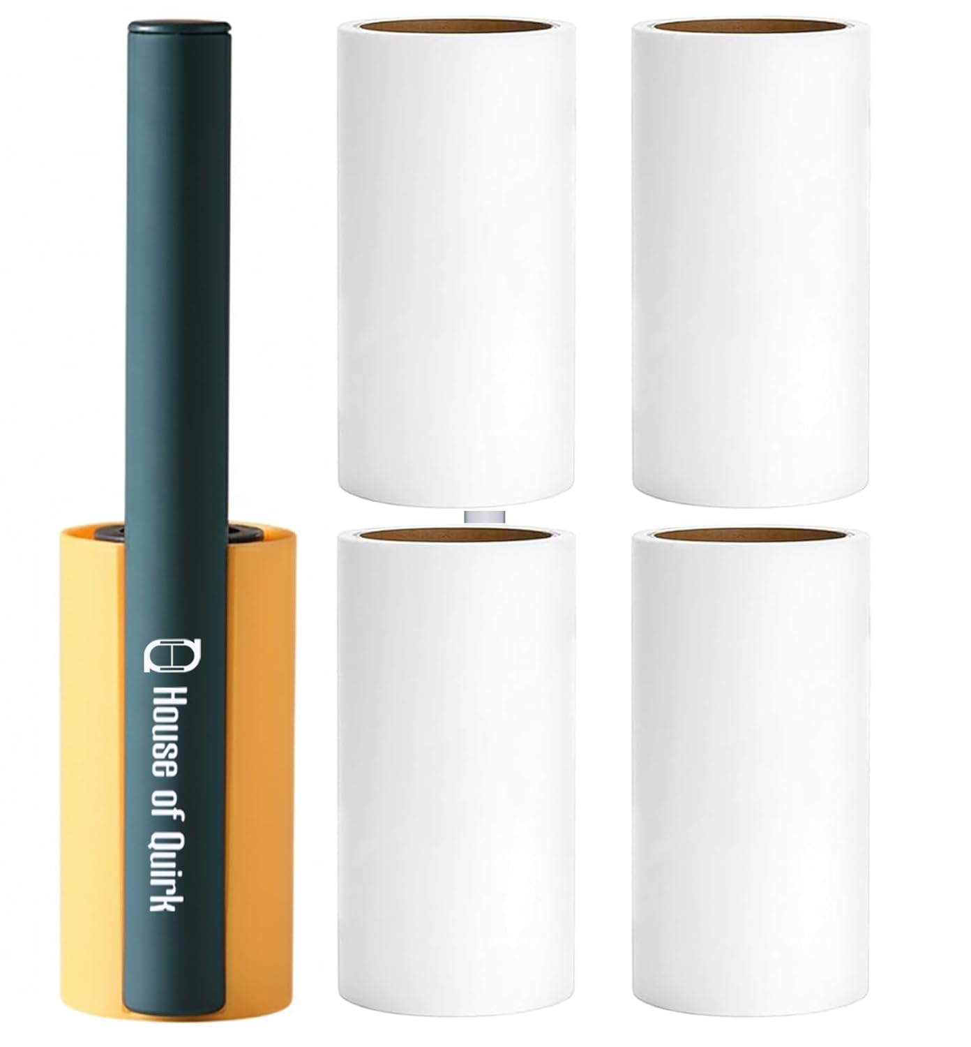 Portable Lint Roller for Pet Hair – 4-Pack, 240 Sheets Total (60 Sheets Each)