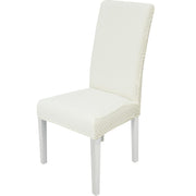 Stretchy Universal Jacquard Chair Cover-Cream