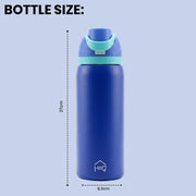 Sippease 950ML Stainless Steel Bottle with Straw