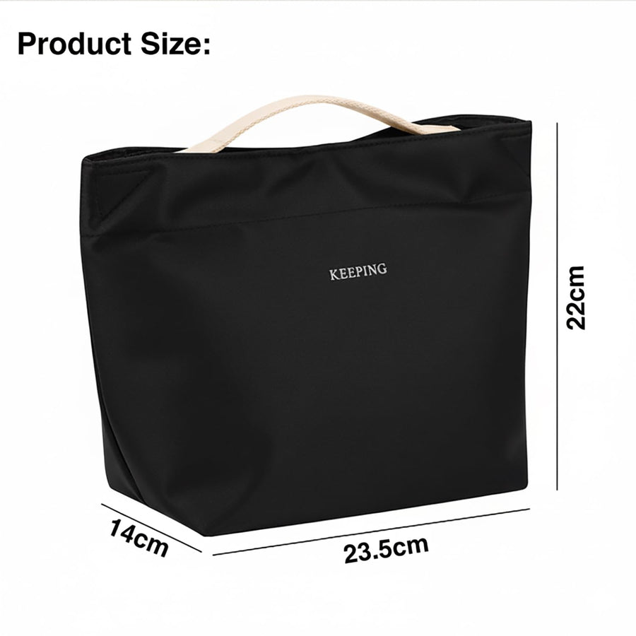 Insulated Lunch Bag – Aluminum Foil Lined Thick Thermal Lunch Box Handbag for Office, Work & Students