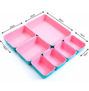 Felt Drawer Organizer, Set of 7 Drawer Organizers Tray