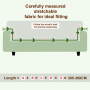Universal Fleece Fabric Sofa Cover (Steel Blue)