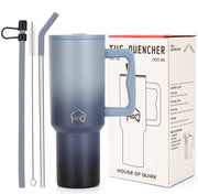 1200ML Stainless Steel Tumbler with Lid, Handle & Straws - (1200 ML)