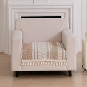 Sierra Luxury Chenille Sofa Mat- Oat Chenille Fabric 1 Pc