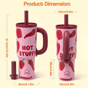 1200ml Insulated Stainless Steel Tumbler with Handle (Printed)