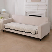 Grain Luxury Chenille Sofa Mat Four Seater - Ivory