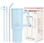 Stainless Steel Vacuum Tumbler with Straw and Lid & Handle - (1200 ML)