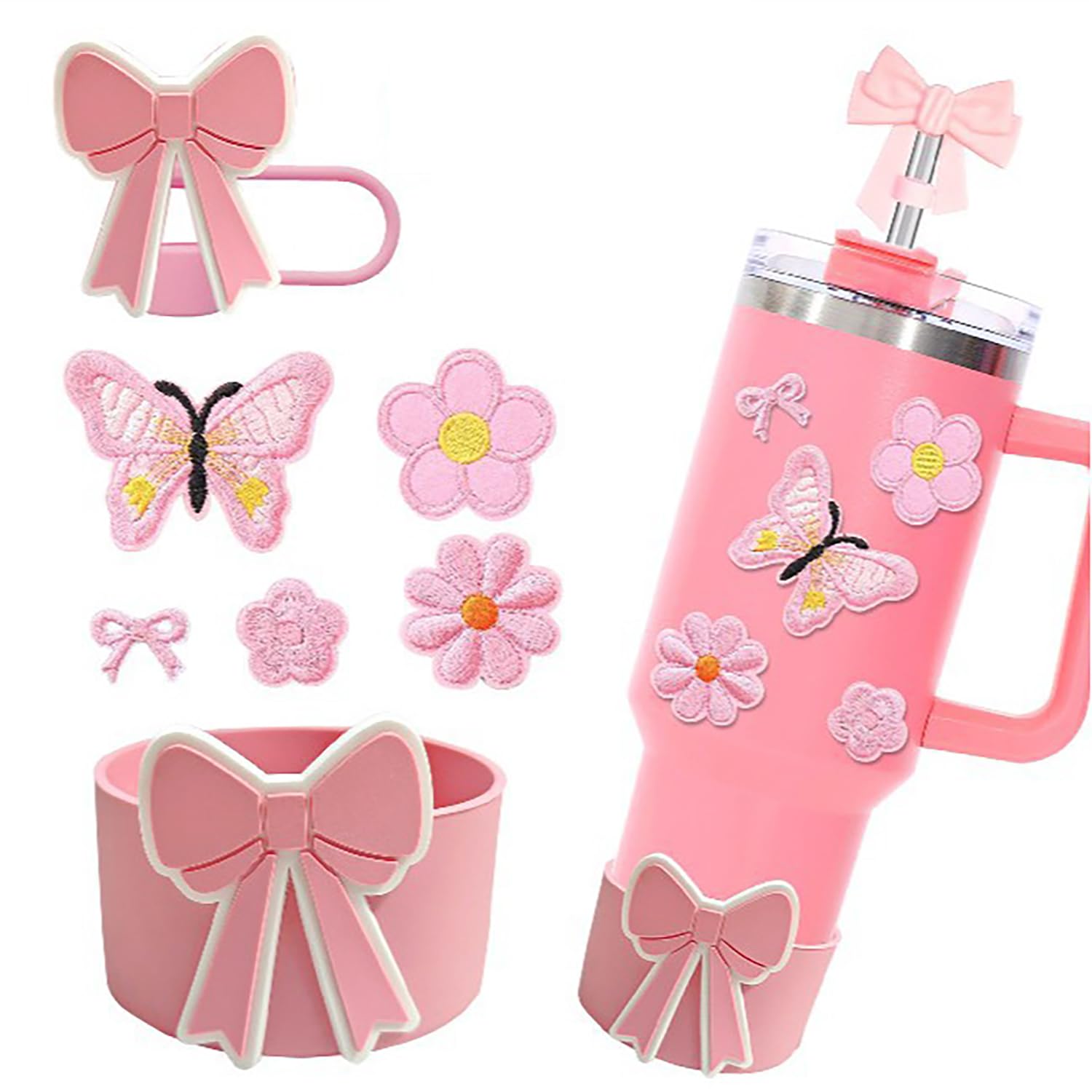 7 PCS Cup Accessories Set | Tumbler Accessories for 30oz & 40oz