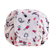 Lazy Cosmetic Bag Drawstring Travel Makeup Bag