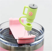 3PCS Silicone Straw Covers Cap Compatible with Stanley 10mm (Tumbler Not Included)