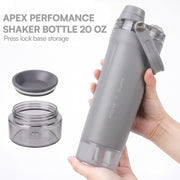 APEX 591ml Stainless Steel Gym Protein Shaker
