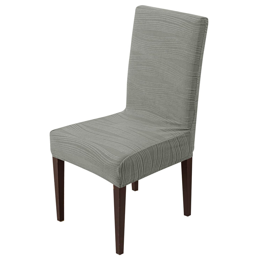Stretchy Universal Jacquard Waterproof Chair Cover (Dark Grey)