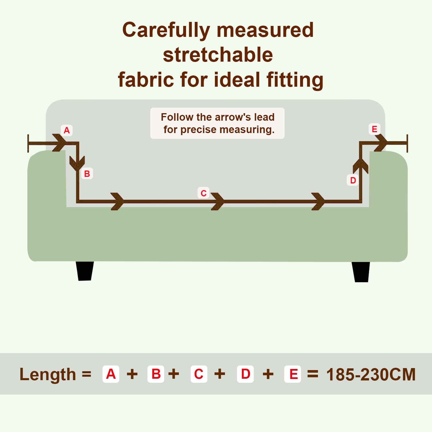 Universal Jacquard Stretchable Sofa Cover (3+1+1)