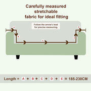 Universal 3 Piece Sofa Covers (3+1+1 Seater, Antique Prism)