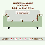 Polyester Spandex Printed Sofa Cover Big Elasticity Cover (Dark Blue Lantern)