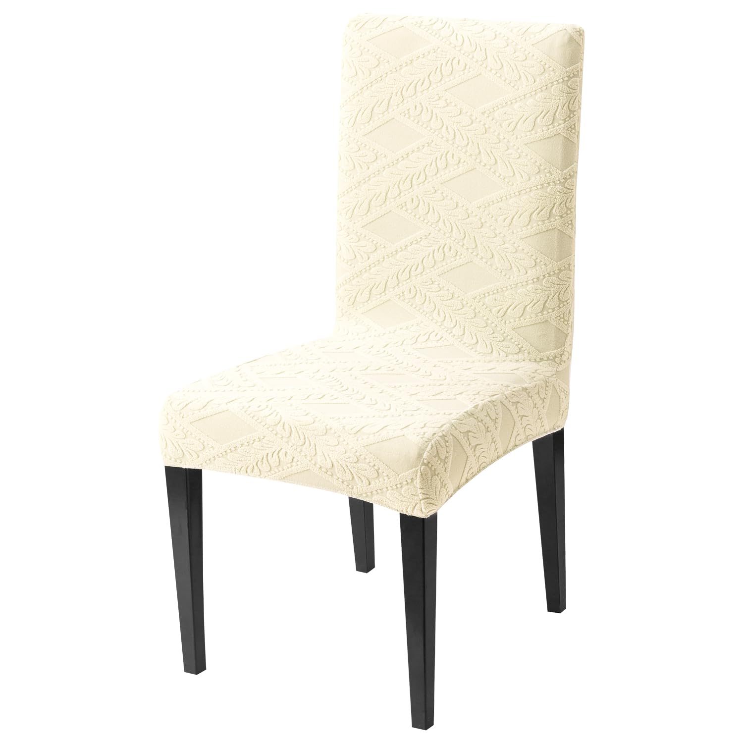 Stretchable Jacquard Chair Cover – 220 GSM- Beige