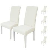 Stretchy Universal Jacquard Chair Cover-Cream