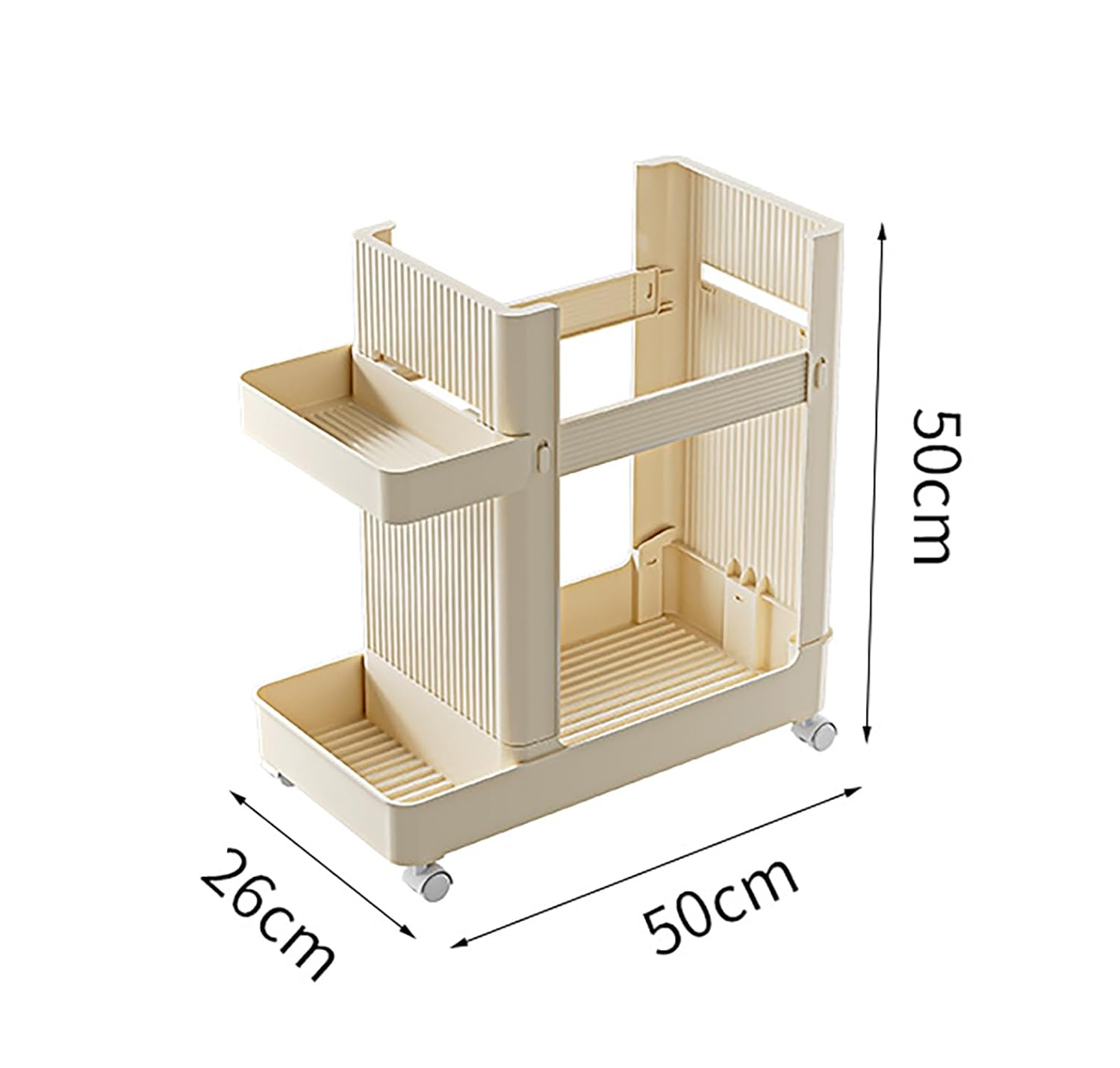 Yoga Mat & Gym Equipment Storage Rack with Wheels