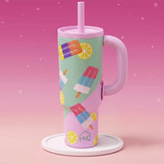 1200ml Insulated Stainless Steel Tumbler with Handle (Printed)