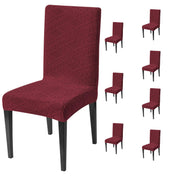 Stretchable Jacquard Chair Cover – 220 GSM-Maroon