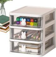 3 Tier Transparent Cosmetic Jewelry Box