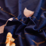Printed Sofa Cover -Dark Blue Butterfly