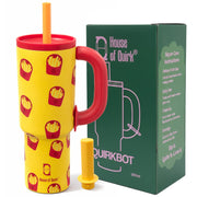 1200ml Insulated Stainless Steel Tumbler with Handle (Printed)